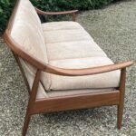 Rare Retro Greaves & Thomas Teak Sofa Daybed