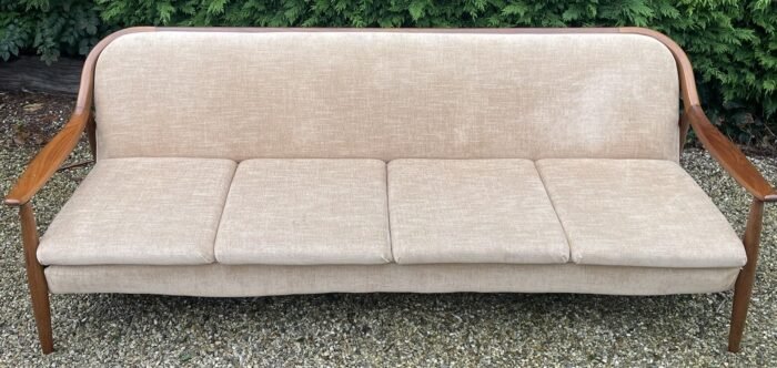Rare Retro Greaves & Thomas Teak Sofa Daybed - Image 3