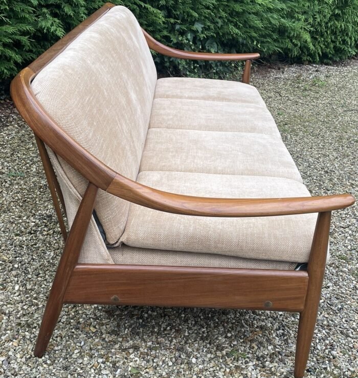 Rare Retro Greaves & Thomas Teak Sofa Daybed - Image 5