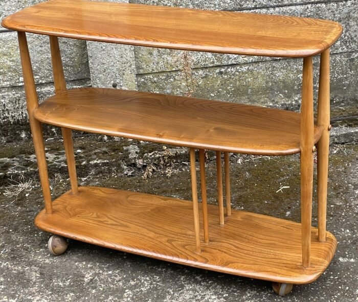 Rare Retro Ercol Trolley Display Stand - Image 5