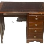 Superb Small Mahogany Arts Crafts Victorian Writing Desk