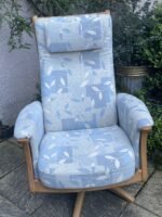 Stunning Ercol Gina Swivel Rocking Armchair Clean Condition - Image 5