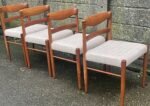 Rare Danish Bramin Teak Dining Chairs H W Klein Mid Century - Image 2