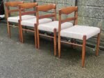 Rare Danish Bramin Teak Dining Chairs H W Klein Mid Century - Image 3