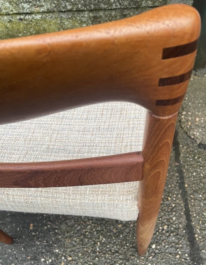 Rare Danish Bramin Teak Dining Chairs H W Klein Mid Century - Image 5