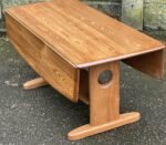 Modern Rare Ercol Extending Coffee Table Solid Ash