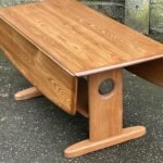 Modern Rare Ercol Extending Coffee Table Solid Ash