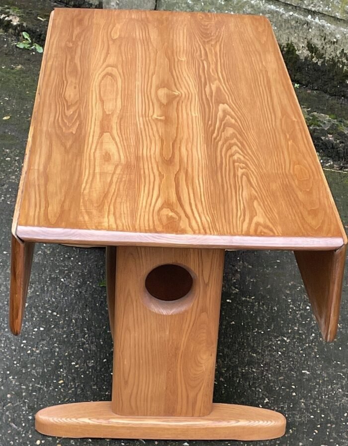 Modern Rare Ercol Extending Coffee Table Solid Ash - Image 5