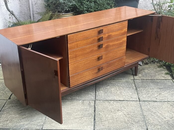 Rare Danish Kofod Larsen Teak Sideboard Mid Century Design - Image 4
