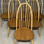 Modern Ercol Quaker Dining Chair Single Chair