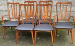 Superb Set of 6 Danish Teak Koefoed Dining Chairs - Image 2