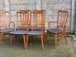 Superb Set of 6 Danish Teak Koefoed Dining Chairs - Image 4
