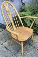 Modern Ercol Swan Quaker Armchair Solid Ash Very Clean Condition - Image 5