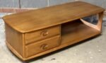 Modern Ercol Minerva TV Cabinet Coffee Table - Image 2