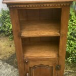 Rare Ercol Windsor Solid Oak Bookcase with Cupboard