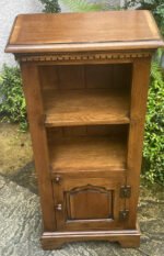 Rare Ercol Windsor Solid Oak Bookcase with Cupboard
