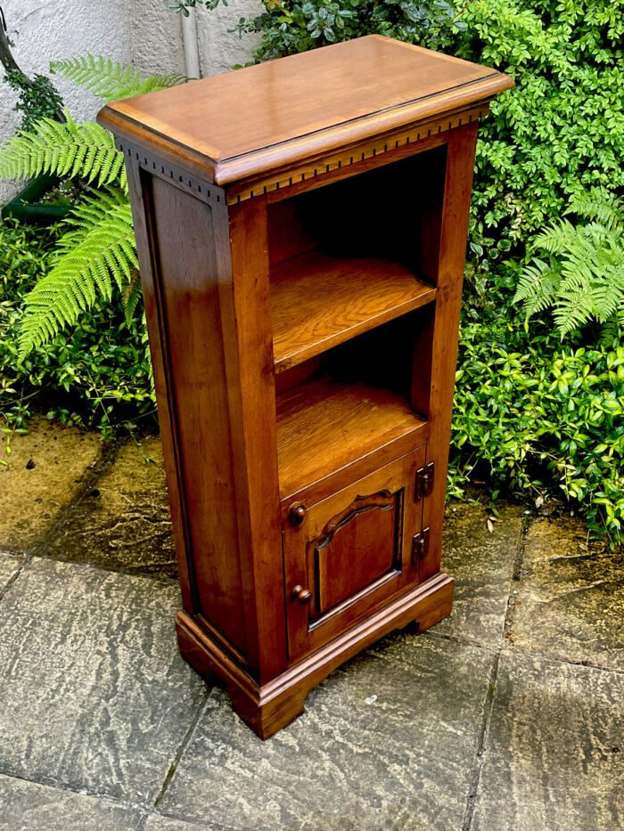 Rare Ercol Windsor Solid Oak Bookcase with Cupboard - Image 2