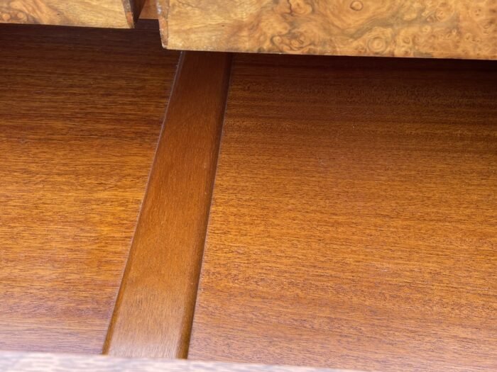 Rare Art Deco Walnut Large Chest of 5 Drawers - Image 5