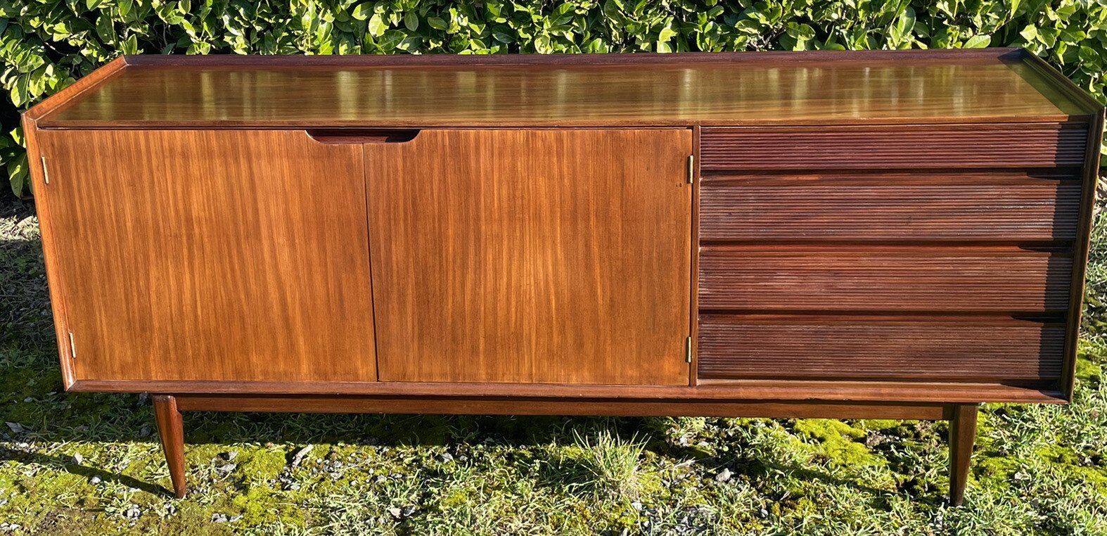 s-l1600-1217.jpg Richard Hornby Danish Teak Sideboard Mid Century Vintage Cabinet - Image 1