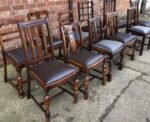 Vintage 1920s Oak Dining Chairs for Pubs, Cafés & Restaurants