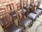 Vintage 1920s Oak Dining Chairs for Pubs, Cafés & Restaurants - Image 2