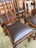 Vintage 1920s Oak Dining Chairs for Pubs, Cafés & Restaurants - Image 5