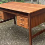 Superb Retro Danish Teak Writing Desk