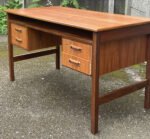 Superb Retro Danish Teak Writing Desk - Image 5