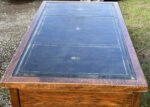 Large Arts & Crafts Golden Oak Partners Writing Desk - Image 2