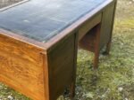 Large Arts & Crafts Golden Oak Partners Writing Desk - Image 4