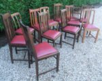 Vintage 1920s Oak Dining Chairs for Pubs, Cafés & Restaurants