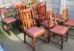 Vintage 1920s Oak Dining Chairs for Pubs, Cafés & Restaurants - Image 5