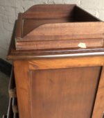 Rare Arts & Crafts Mahogany Tambour Filing Cabinet 9 Trays - Image 5