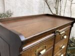Rare Arts & Crafts Oak Filing Cabinet 16 Drawer Collectors Display Cabinet - Image 4