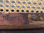 Rare Thonet Bentwood Rocking Armchair Antique Cane Seat - Image 5