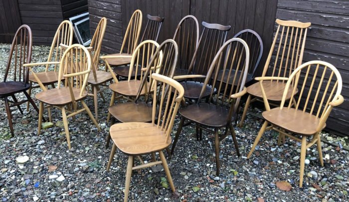 Large Selection of Ercol Dining Chairs 80+ Available - Image 2