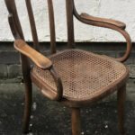 Rare Thonet Model 18 Child's Bentwood Chair with Cane Seat