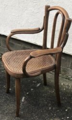 Rare Thonet Model 18 Child's Bentwood Chair with Cane Seat - Image 2