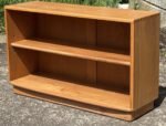 Stunning Rare Ercol Windsor Bookcase Low Design, Solid Elm, Clean Condition