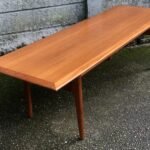 Retro Danish CFC Silkeborg Teak Coffee Table Large Mid Century Modern
