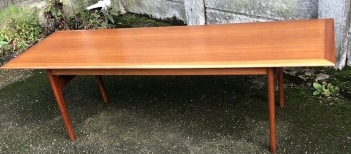 Retro Danish CFC Silkeborg Teak Coffee Table Large Mid Century Modern - Image 5