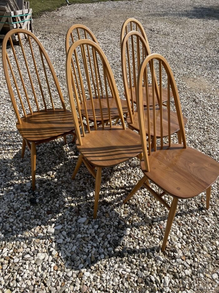 SUPERB RETRO ERCOL BLOND QUAKER DINING CHAIR, VERY CLEAN CHOICE OF 8 | eBay UK - Image 3