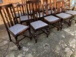Refurbished 1920s Oak Dining Chairs for Pubs & Restaurants - Image 4