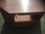 Old Charm Oak Corner TV Cabinet Satellite Media Storage Unit Tudor Brown - Image 5