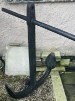 Vintage Large Iron Ship Anchor – Nautical Garden Feature - Image 4