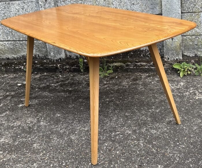 Vintage Ercol Plank Dining Table Solid Elm & Beech 6–8 Seater - Image 2