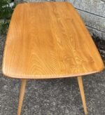 Vintage Ercol Plank Dining Table Solid Elm & Beech 6–8 Seater - Image 5