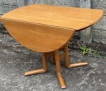 Rare Retro Ercol Campden Extending Dining Table Solid Elm UK Delivery - Image 2
