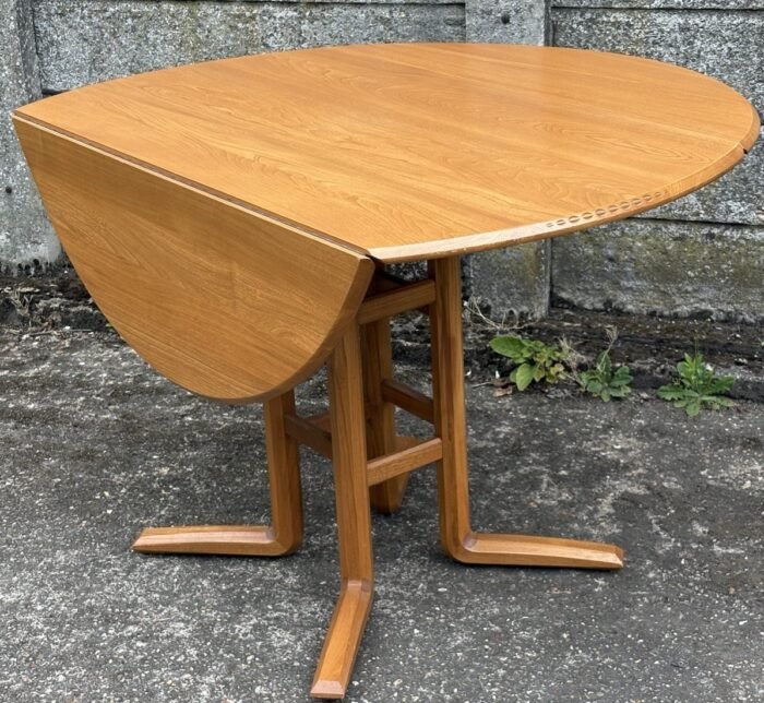 Rare Retro Ercol Campden Extending Dining Table Solid Elm UK Delivery - Image 3