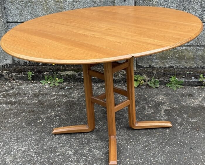 Rare Retro Ercol Campden Extending Dining Table Solid Elm UK Delivery - Image 5